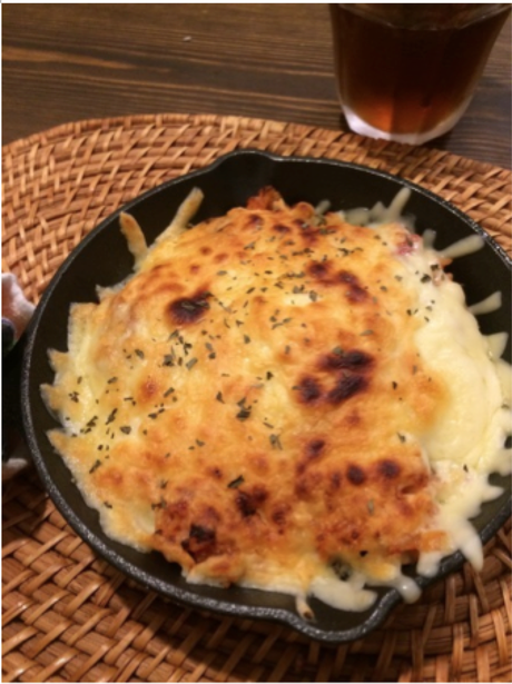 ニトスキに入った焼きチーズカレー