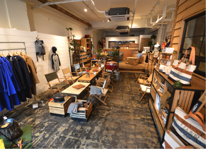 東日本橋のINOUTショップの店内