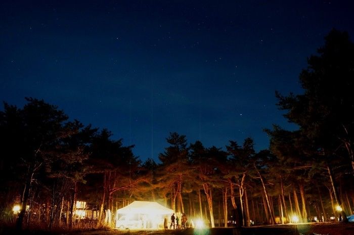 夜のPICA富士西湖