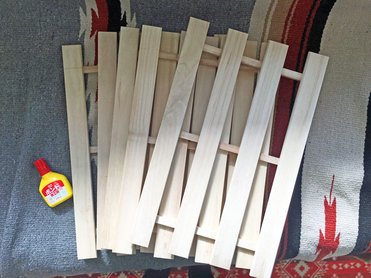 【100均DIY】すのこで作る収納棚の材料