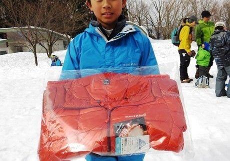 モンベルイベントの大抽選会の商品