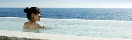 初島アイランドリゾートの露天風呂「島の湯」