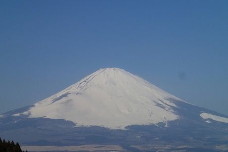 御殿場市から見える富士山