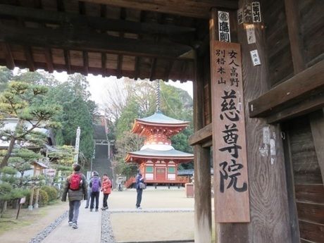 慈尊院の看板