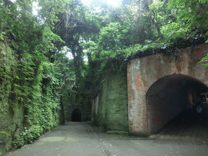 猿島の通路の写真