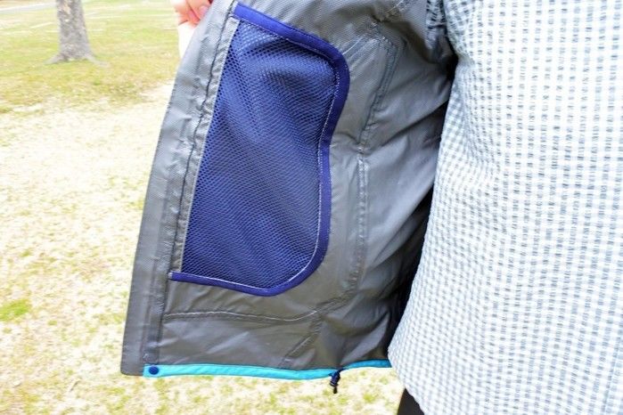 karrimorのジャケットの内ポケット