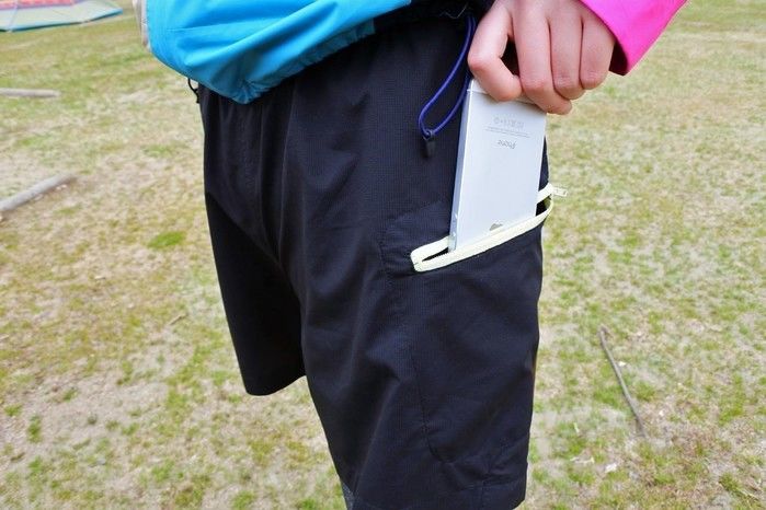 karrimorのショーツのポケット