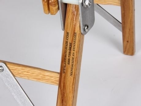 カーミットチェアのHANDMADE I N TENNESSEEの刻印