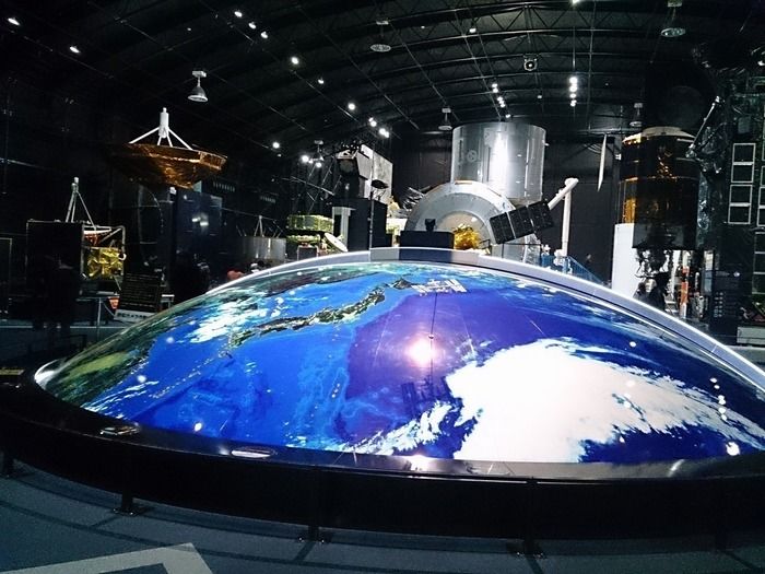 JAXA筑波宇宙センター内の展示