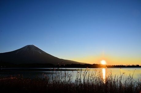富士ヶ嶺 おいしいキャンプ場から見える富士山
