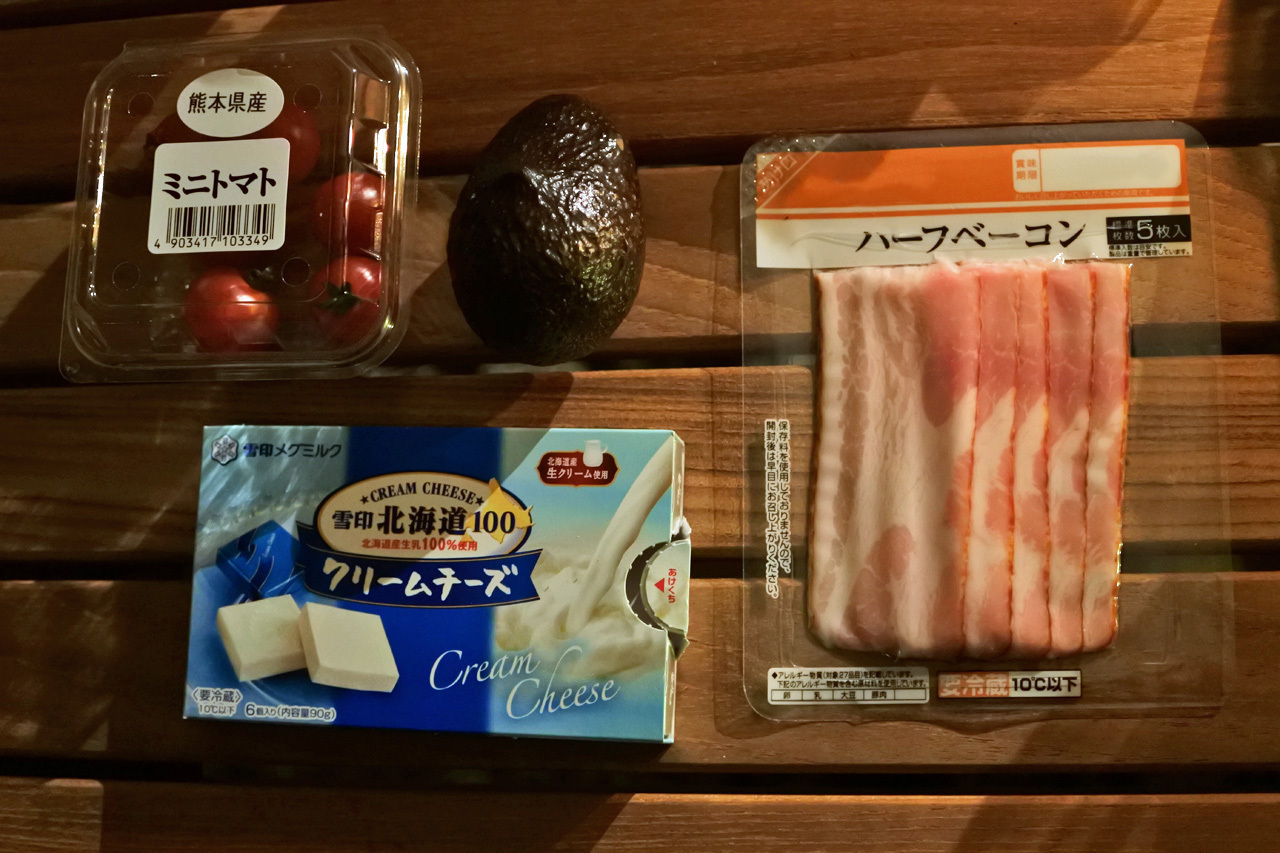 キャンプで食べたい簡単絶品おつまみ、リッツの材料
