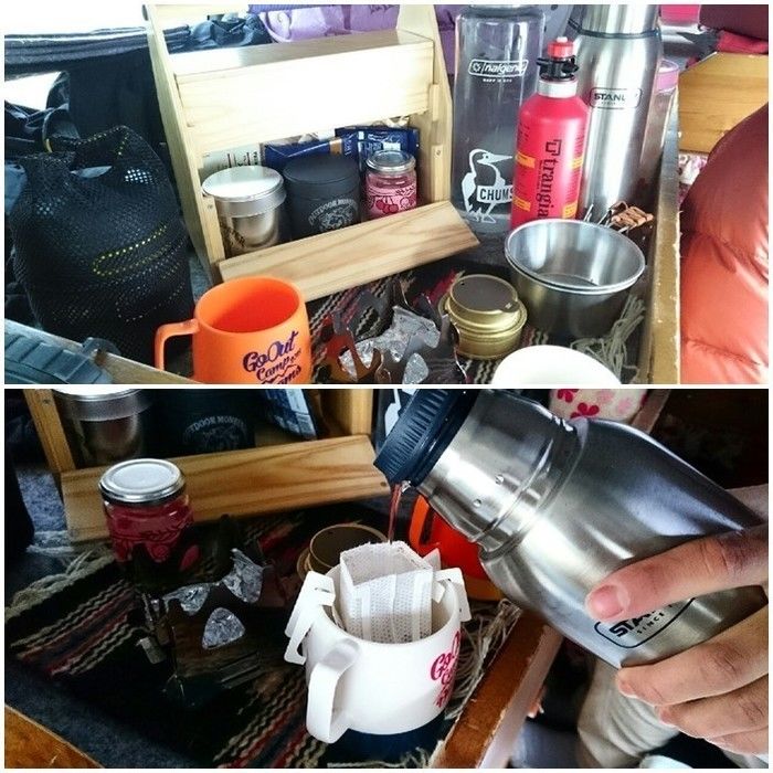 車内カフェの様子