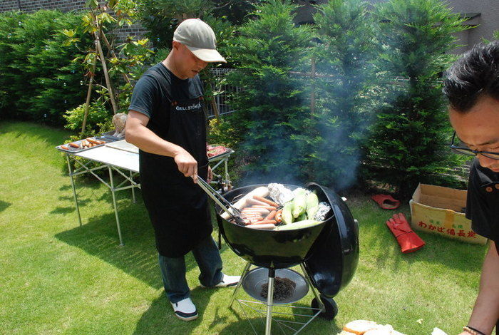 PRIME CHEFのバーベキューの様子