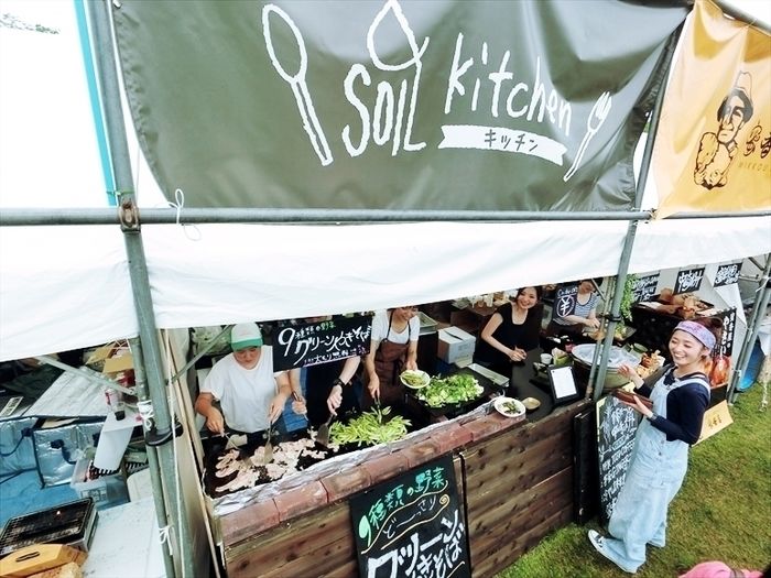 soilkitchenの屋台の様子
