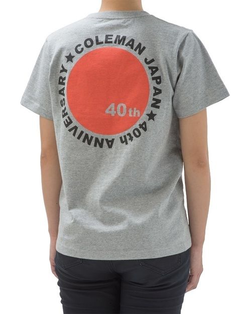 コールマンの40周年限定モデルのグレーTシャツ