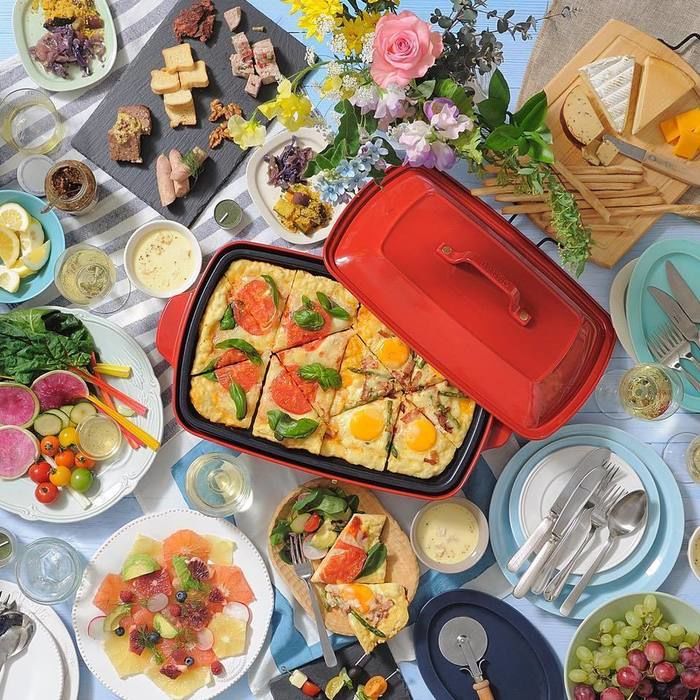 ブルーノの商品で作られた食卓