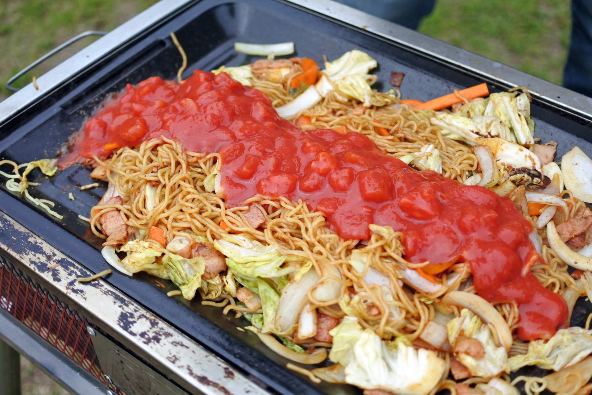 イタリアン焼きそば調理工程