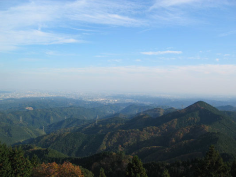 日の出山から見た景色