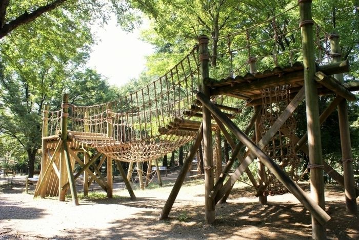 平和の森公園フィールドアスレチックのコース