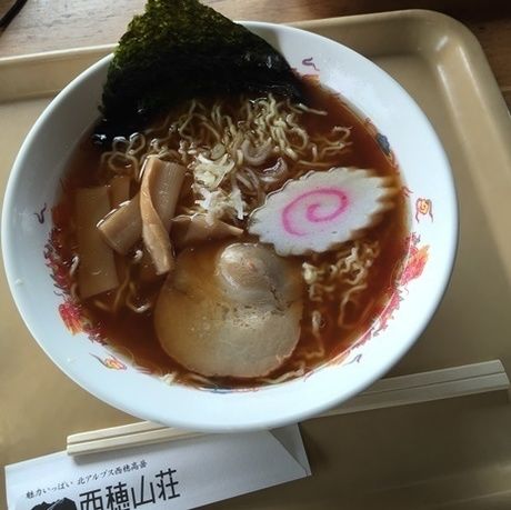 西穂山荘で食べれる西穂ラーメン