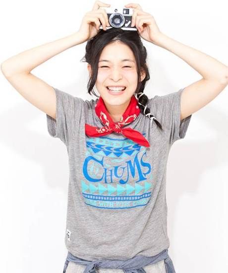 カジュアルTシャツ×バンダナのコーディネート