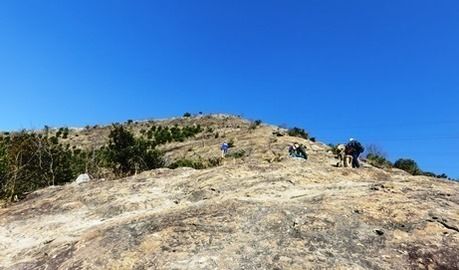 播磨アルプスの百間岩