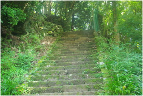 男坂の階段