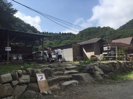 ウェルキャンプ西丹沢の受付