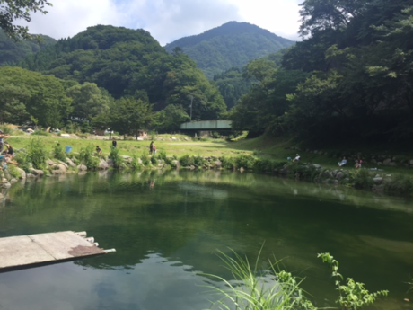 ウェルキャンプ西丹沢の池