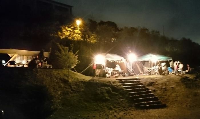 大洗サンビーチキャンプ場のサイト