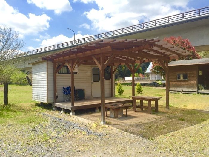 オートキャンプ那珂川ステーションのコテージ