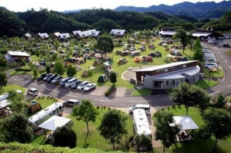 大子広域公園オートキャンプ場グリンヴィラのキャンプサイト
