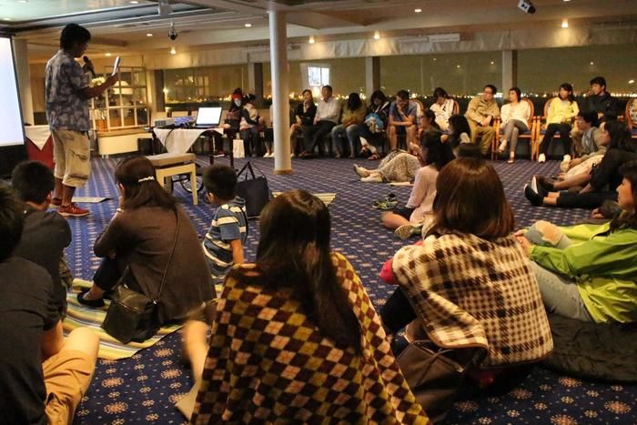 ナイトクルージングの天体観測イベント「星のおはなし会」