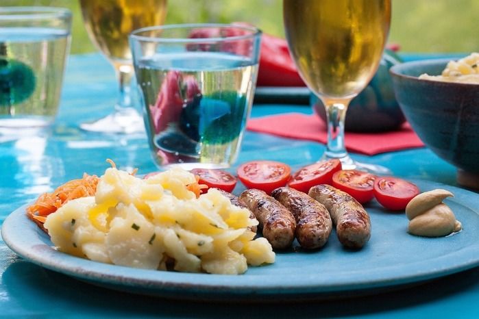フレンチバーベキューの料理