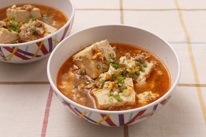 麻婆たまごスープ