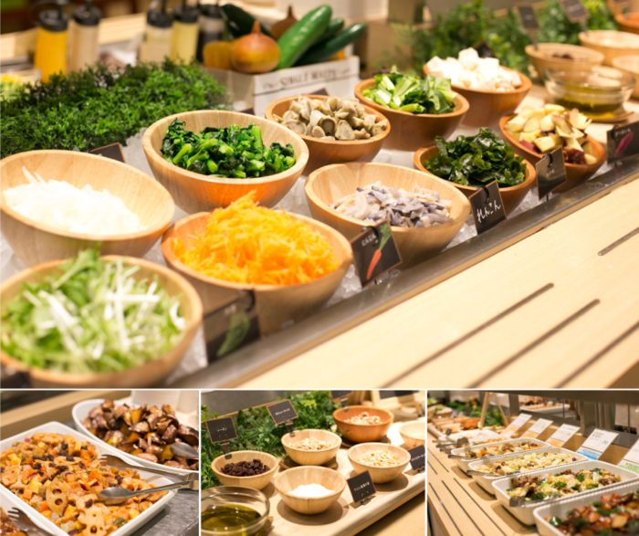 ORGANIC HOUSEの店内と料理の写真