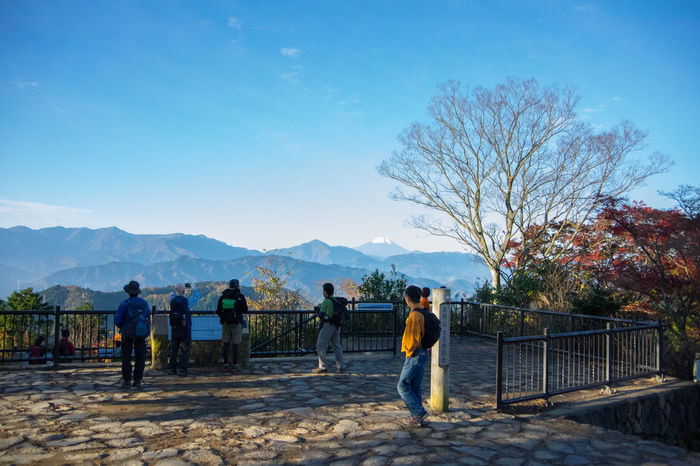 高尾山の展望台