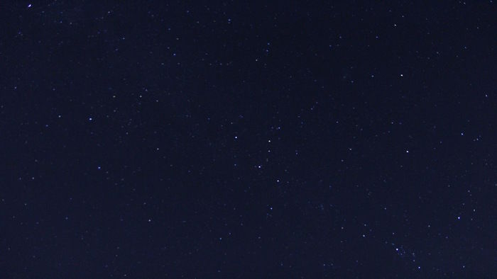 森と星空のキャンプビレッジの星空