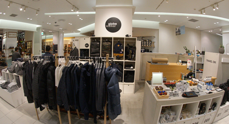 globe walker 札幌ステラプレイス店の店内