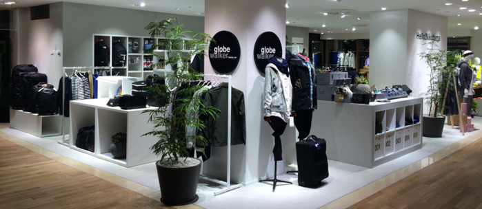 globe walker/Saturday in the park 玉川高島屋S・C店の店内