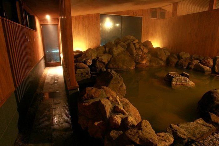 那須高原にあるモンゴリアンビレッジの温泉施設