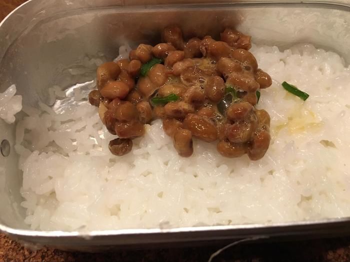 ポケットストーブで炊いたご飯