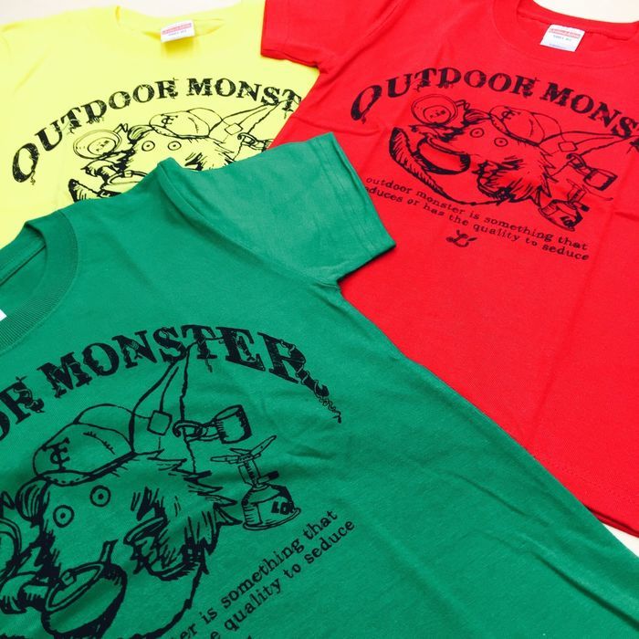 アウトドアモンスターのTシャツ