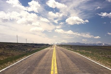 直線の道路