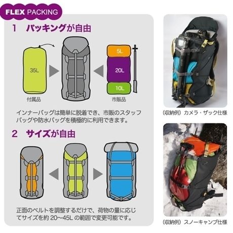 パーゴワークスのザック、カーゴ40