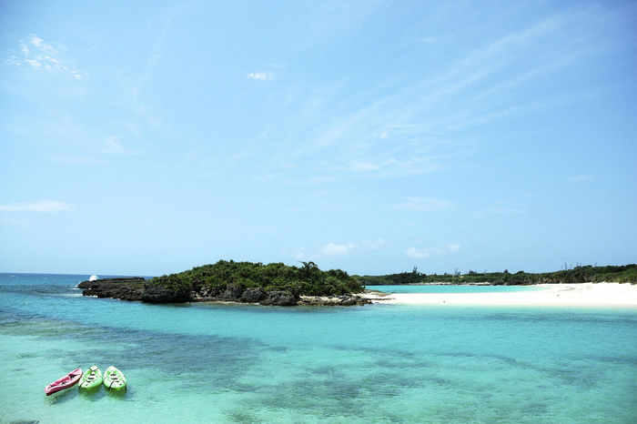 伊良部島渡口の浜の美しい海