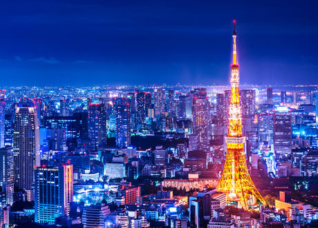 東京タワーが見える夜景