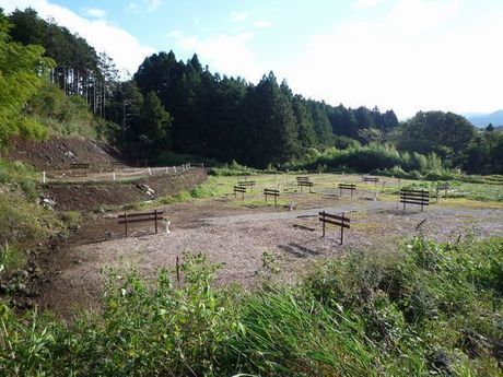 富士山が見えるおいしいキャンプ場のキャンプサイト