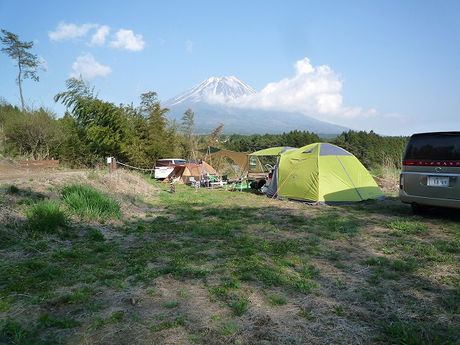 富士山が見えるおいしいキャンプ場