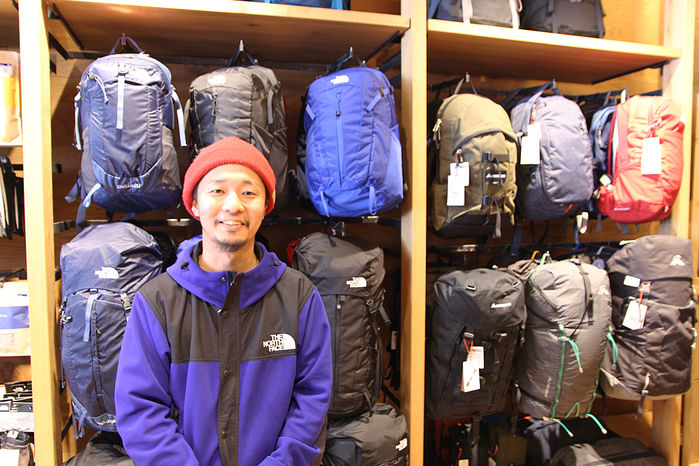 THE NORTH FACE 原宿店の谷山さん
